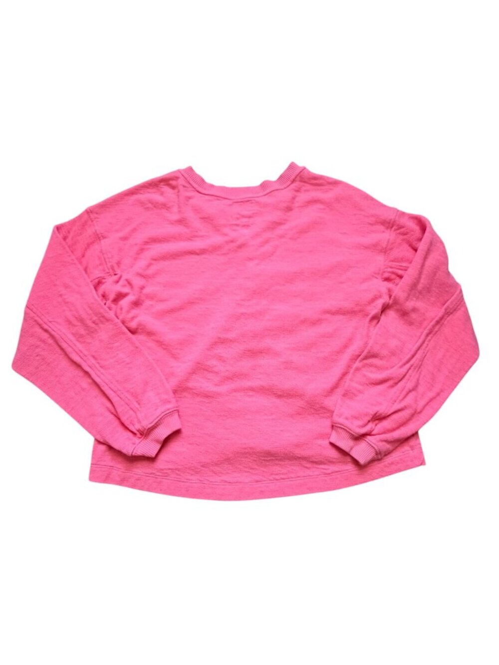 Aerie Womens Long Sleeve Henley Shirt-Pink-M-GUC - Picture 6 of 6
